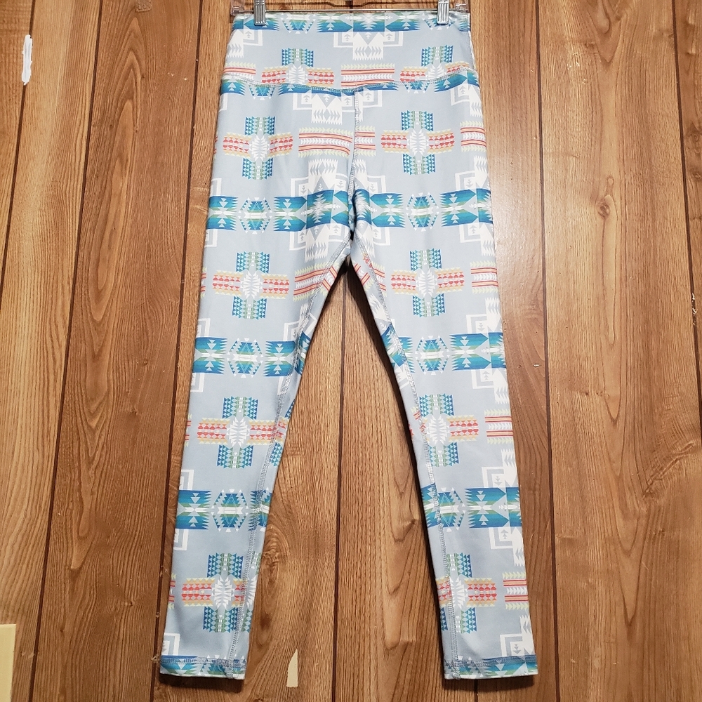 High Rise Leggings Native Design By Nativa Thick Fabric Size Medium